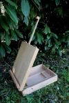 Bo�te chevalet de table orme teint�
