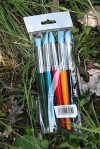 Set de 5 pinceaux caoutchouc grande taille