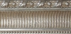 Empire � canaux argent� us� et patin� � la main, 115x84 mm