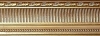 Empire � canaux dor� us� et patin� � la main 75x49 mm