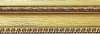 Louis XVI dor� us� et patin� � la main 70x29 mm