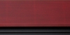 Caisse Am�ricaine pente, patine rouge et noir satin�, 90x38 mm.
