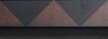Cadre noir et brun � motif g�om�trique 70x23 mm.