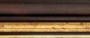 Cadre brun mouchet� marie-louise dor�e 130x48 mm.