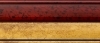 Cadre rouge fa�on �caille, int�rieur dor�, 110x48 mm.
