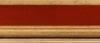 Cadre plat rouge, angles noirs et dor�s, 51x24 mm.