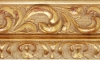 Dor brillant poli invers baroque 107X54 mm