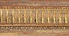 Empire � canaux, dor� vieilli us� patin� 94X51 mm
