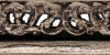 Argent antique baroque ajour� invers� 107X45 mm