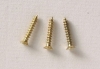 25 vis � bois laitonn�es 2 x 10 mm