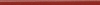 Baguette pr�coup�e � 45�, alu rouge laqu� brillant 16x20x07 mm.