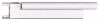 Baguette pr�coup�e � 45 �, alu mat anodis� 16x20 mm.
