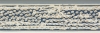 Ivoire patin� creux bleus 60x26 mm