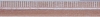 Escalier terracotta stri blanc 28 x 15 mm