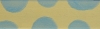 Plat jaune dco turquoise 50x14 mm
