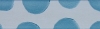 Plat Blanc d�cor bleu 50x14 mm