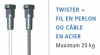 1 Suspente Twister perlon 500 cm
