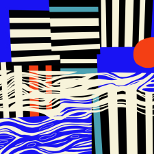 PRINT MARINE FAGNOL  30X40 CM