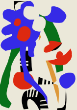 PRINT MARINE FAGNOL  30X40 CM