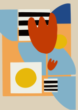 PRINT MARINE FAGNOL  30X40 CM