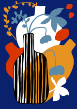 PRINT MARINE FAGNOL  30X40 CM
