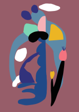 PRINT MARINE FAGNOL  30X40 CM