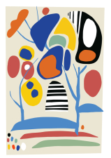 PRINT MARINE FAGNOL  30X40 CM