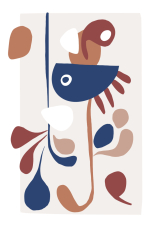 PRINT MARINE FAGNOL  30X40 CM