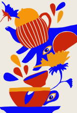 PRINT MARINE FAGNOL  30X40 CM