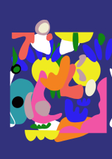 PRINT MARINE FAGNOL  40X50CM