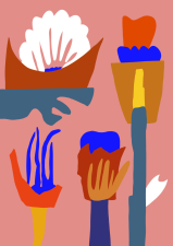 PRINT MARINE FAGNOL  40X50CM