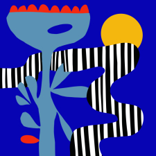 PRINT MARINE FAGNOL  40X50CM