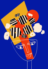 PRINT MARINE FAGNOL  40X50CM