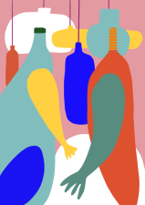 PRINT MARINE FAGNOL  40X50CM