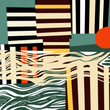 PRINT MARINE FAGNOL  40X50CM
