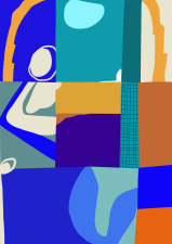 PRINT MARINE FAGNOL 50x70cm